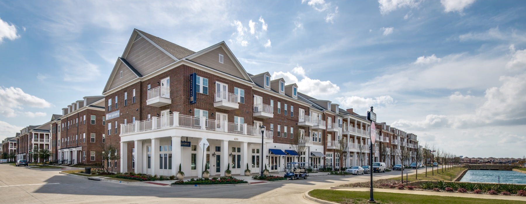 a large apartment building